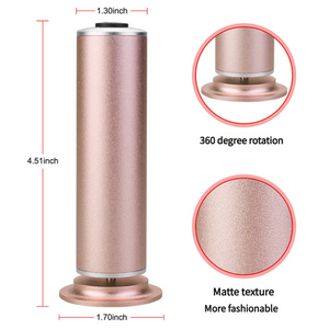 Gold Electric Foot Callus Remover | Portable Pedicure Tool | Smooth Feet