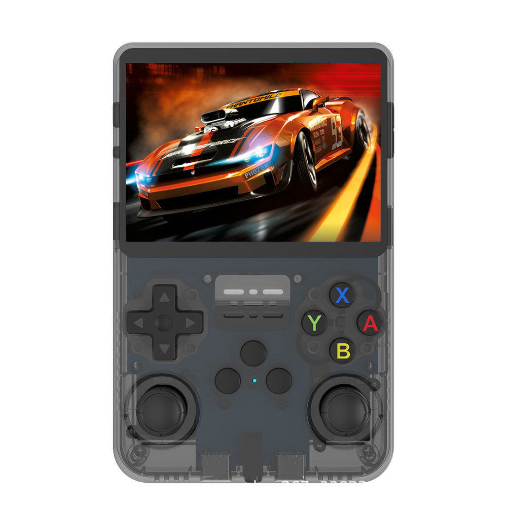 Black Retro Portable Gaming Console | 128GB | Dual Memory Card | 3D Games | HD Display | Dual Joysticks