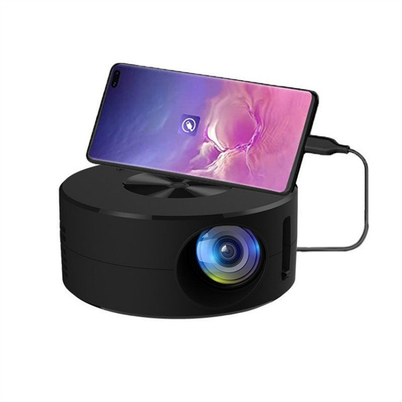 Portable Mini Projector | Smartphone Screen Sync | USB & HDMI Input | Compact Home Entertainment