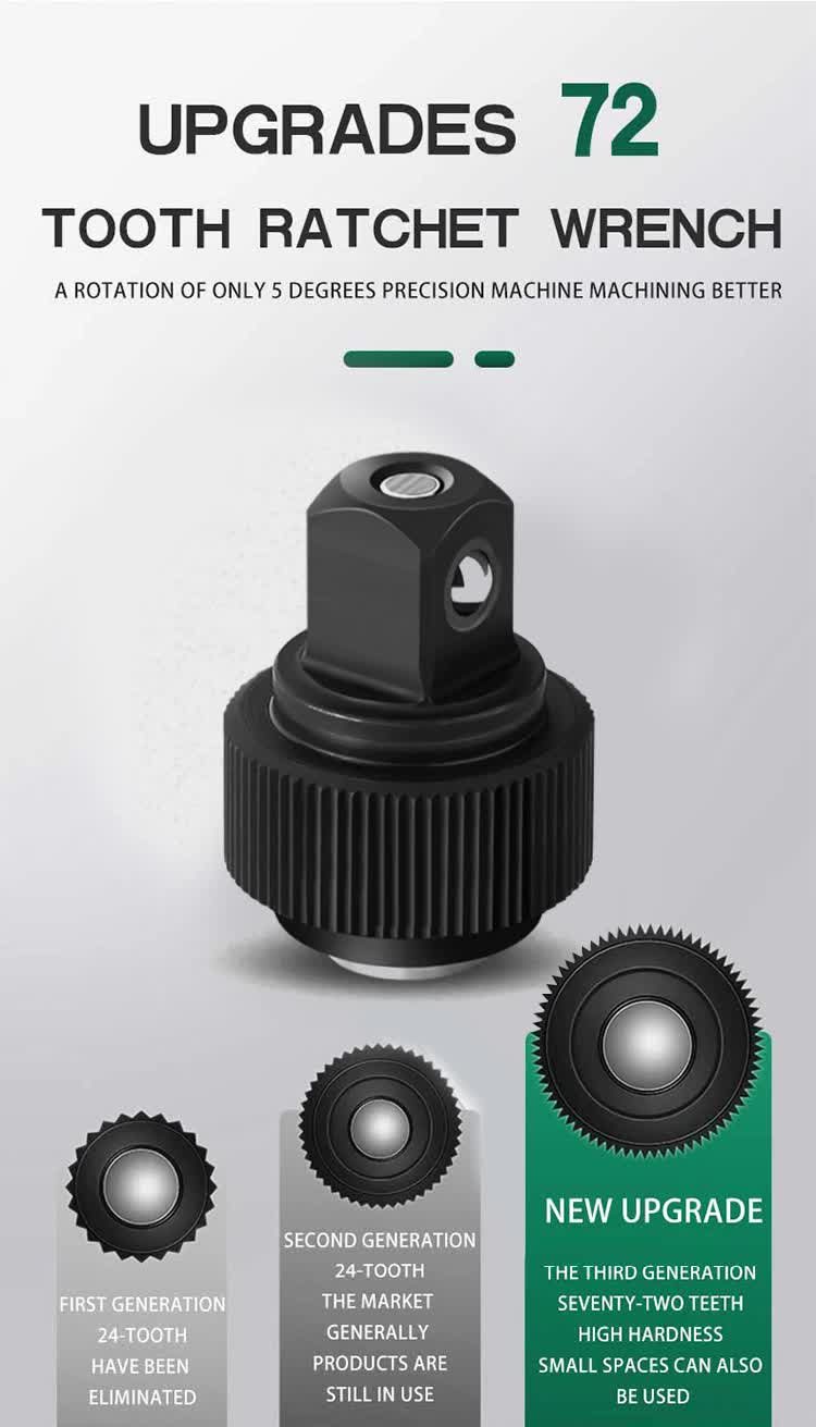 46-Piece Professional Socket Wrench Set | 1/4 Drive | Chrome Vanadium Steel | Ratchet & Bit Kit for Automotive & Household Repairs | Red Box