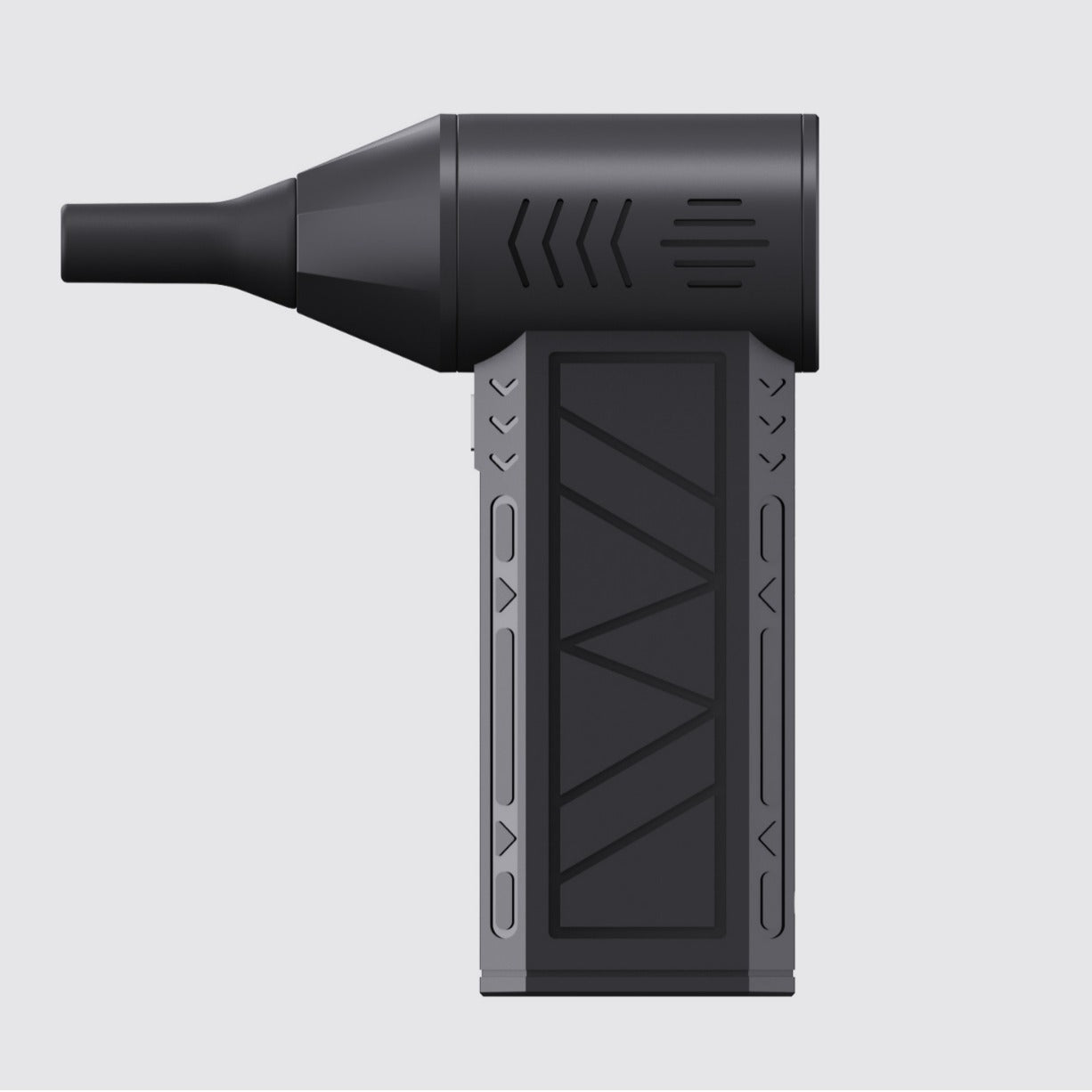 Black High-Speed Mini Turbo Fan | Handheld 130,000 RPM Brushless Blower for Camping & Dust Cleaning