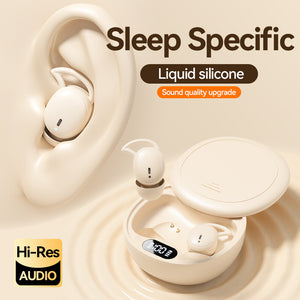 Black M73 Noise-Cancelling Bluetooth Earphones | Wireless | Bluetooth 5.4 | Mini In-Ear | Ultra Long Battery Life