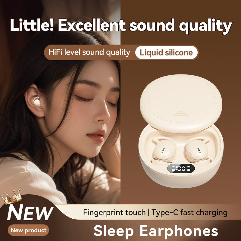 Black M73 Noise-Cancelling Bluetooth Earphones | Wireless | Bluetooth 5.4 | Mini In-Ear | Ultra Long Battery Life