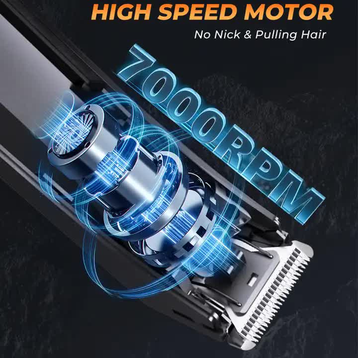 Men's Electric Hair Removal Trimmer | Smart Digital Display | Rechargeable Private Area Shaver | Model PR-8003