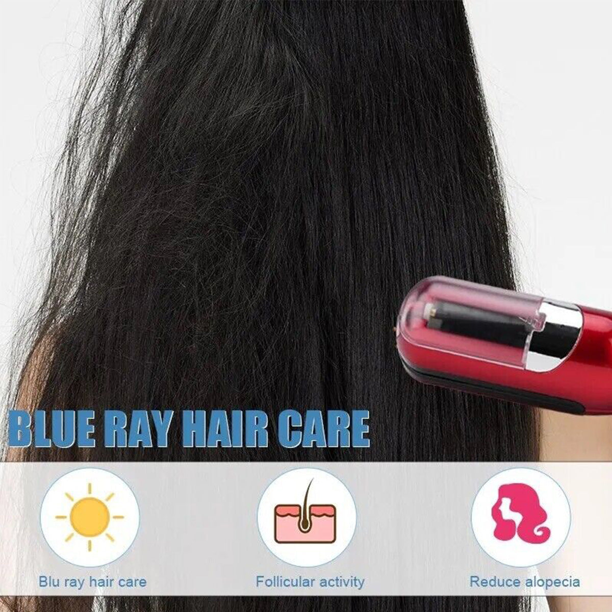 Split End Hair Trimmer | Mini | Automatic | White | For Damaged Hair | Men & Women