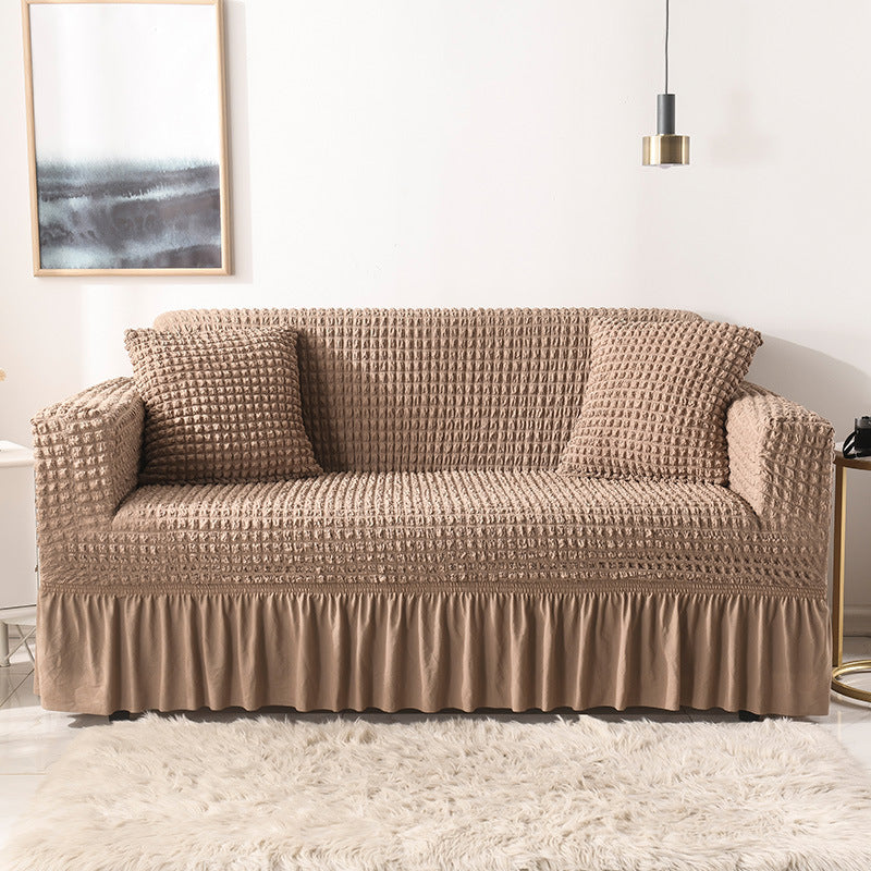 Elastic Sofa Cover | Egypt Design | Stretchable Fabric | Fits 145-185cm | Stylish Furniture Protector