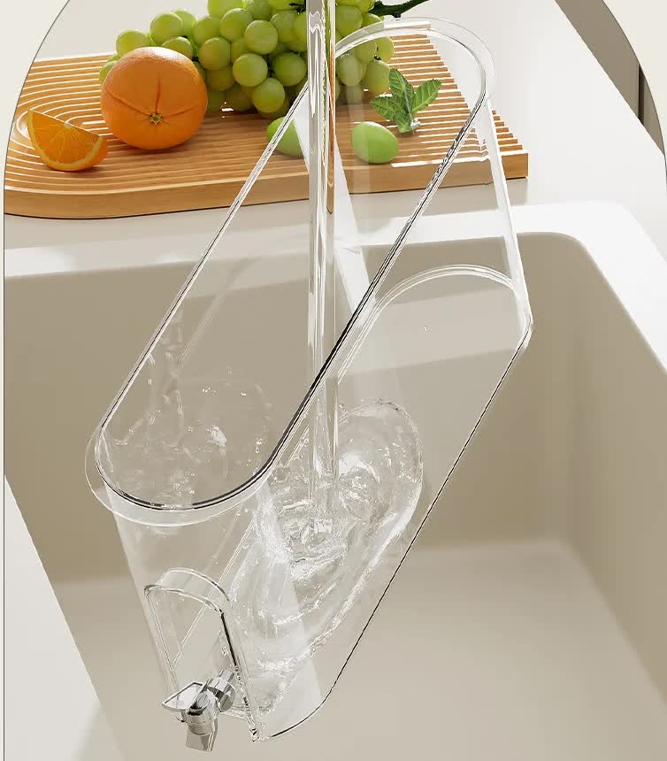 Cream White Refrigerator Cold Water Jug | 4L Large Capacity Sealed Beverage Dispenser | With Tap for Juice & Water