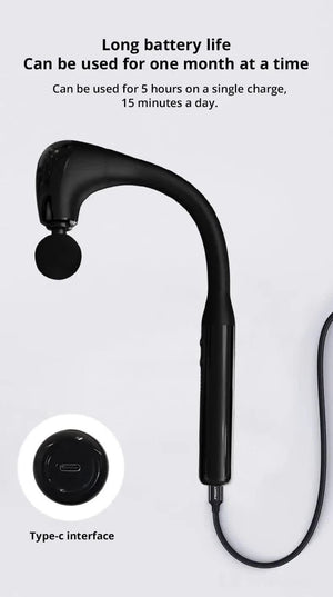 Electric Deep Tissue Massage Gun | Handheld Back & Muscle Massager | Adjustable Speed & Attachments