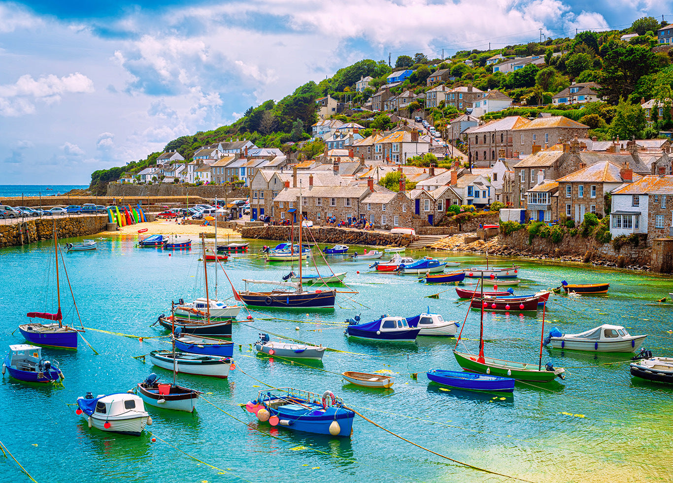 1000-Piece Hot Air Balloon Adventure Jigsaw Puzzle for Adults | High Difficulty | Stunning Scenery | Relaxation & Focus