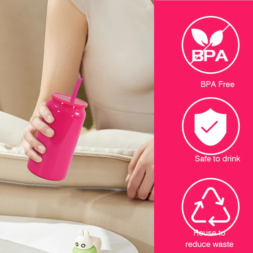 Pink 16oz 304 Stainless Steel Insulated Travel Mug | Portable Coffee Cup | Double-Wall Thermos for Hot & Cold Beverages