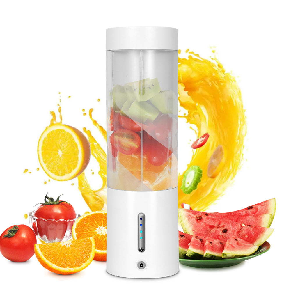 White Portable Juicer | Magnetic Charging | Fresh Juice Blender | Multifunctional | Ice Crushing | Fruit Mixer