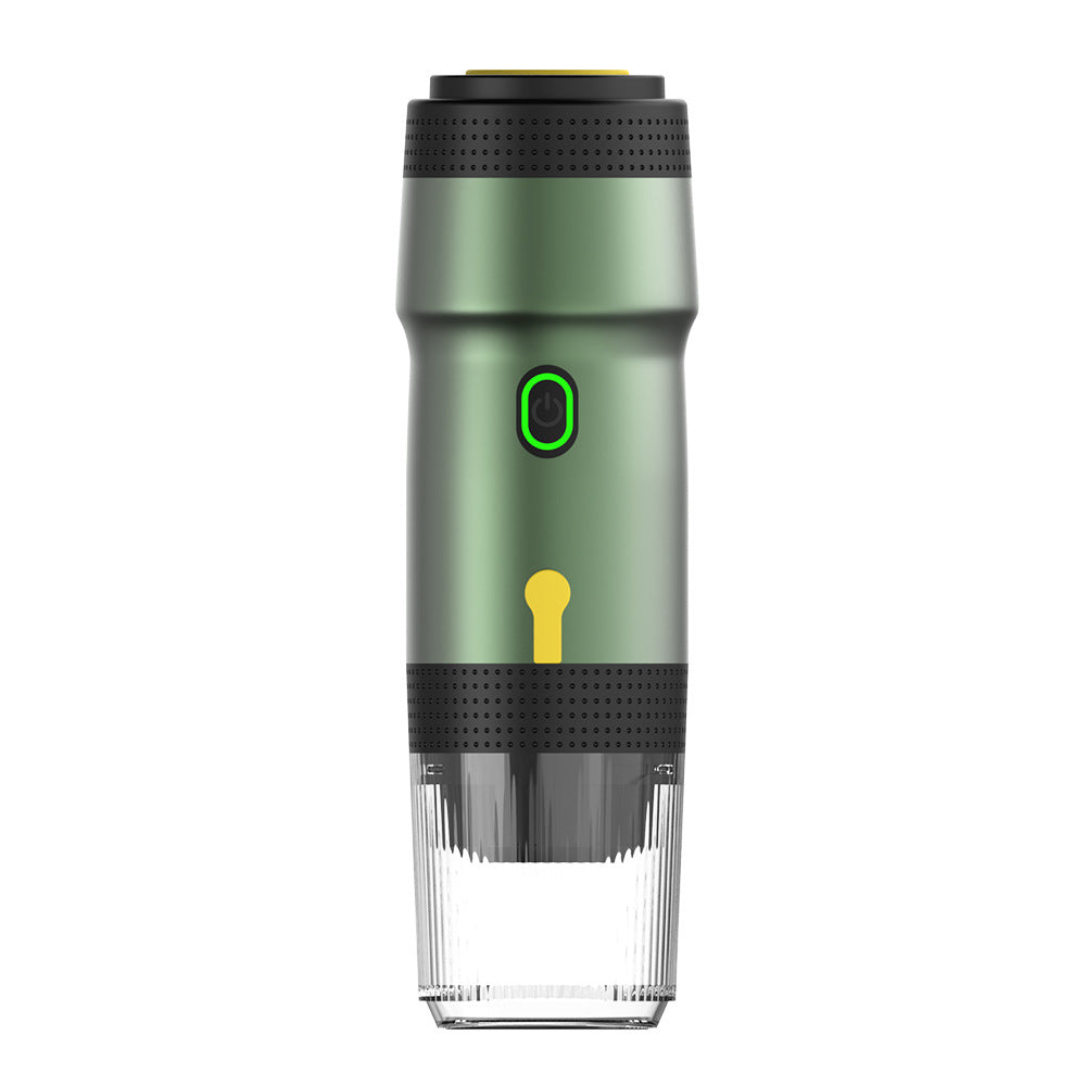Green Portable Fully Automatic Espresso Coffee Machine | Universal 3-in-1 Capsule, Coffee Powder & Espresso Maker