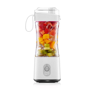 White Portable Mini Juicer | Rechargeable Electric Fruit Juicer Cup | Compact & Convenient