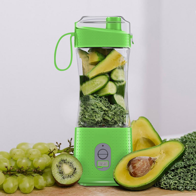 Green Portable Mini Juicer | Rechargeable Electric Fruit Juicer Cup | Compact & Convenient