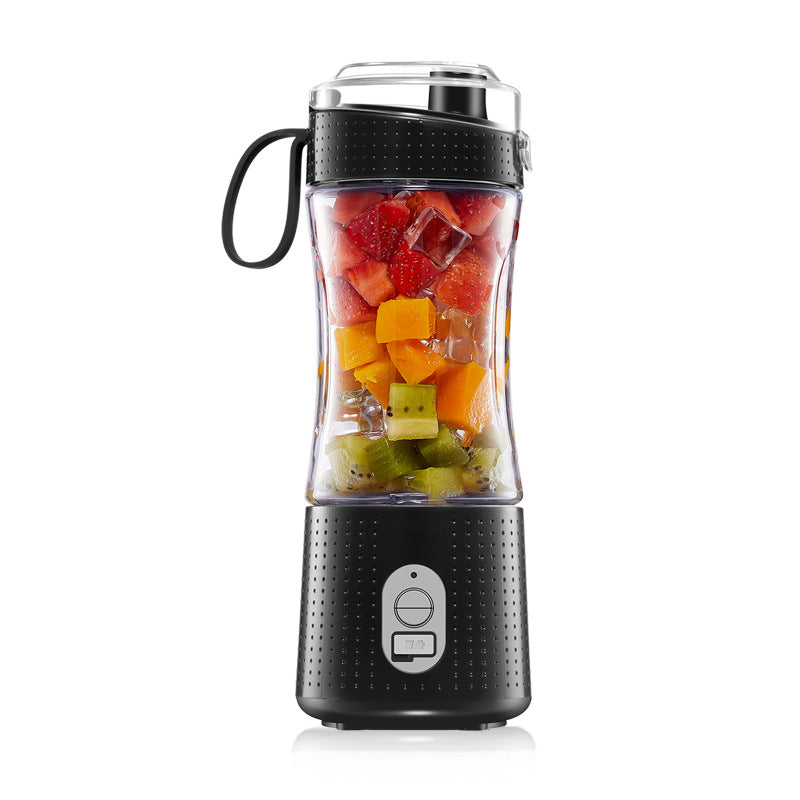 Black Portable Mini Juicer | Rechargeable Electric Fruit Juicer Cup | Compact & Convenient