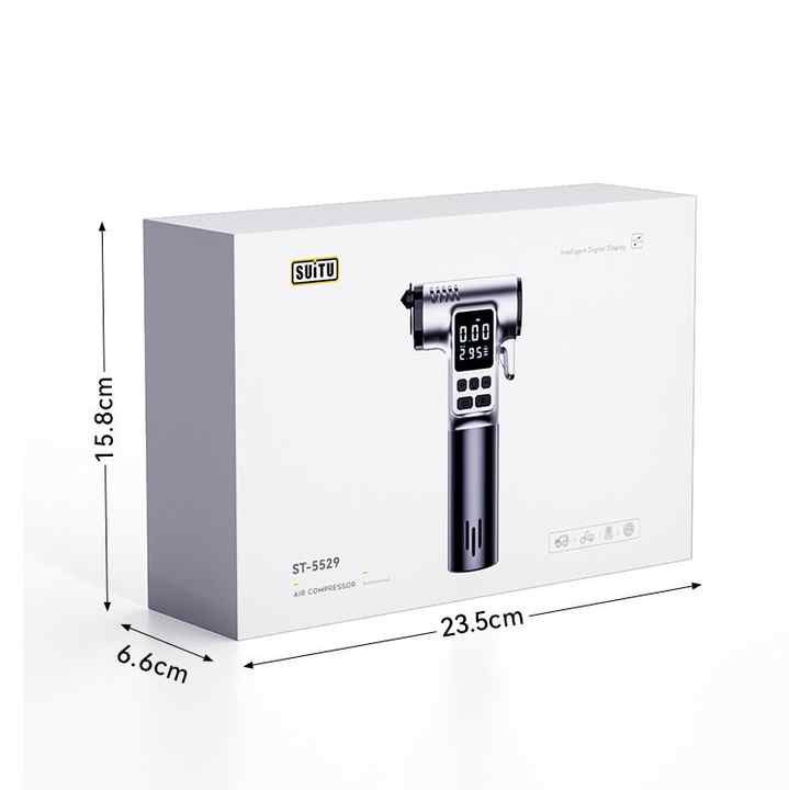 Wireless Car Air Compressor | Portable Electric Tire Inflator Pump for Cars, Bikes & Motorcycles