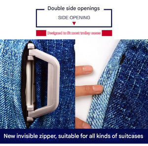 Luggage Cover | S | 18-20" | Elastic with Zipper | Scratch-Resistant Travel Protector