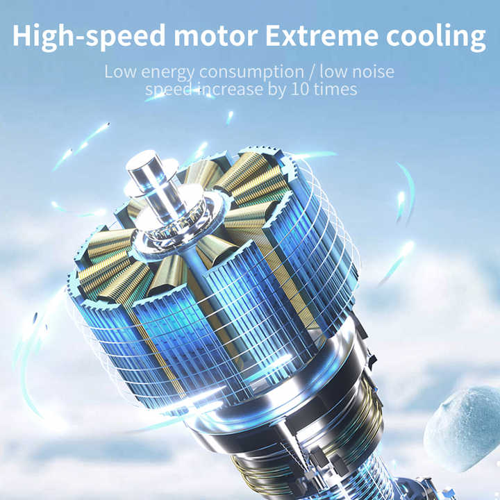 Pink Portable Handheld High-Speed Cooling Fan | Ideal for Outdoor Camping & Travel