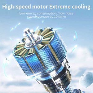 Pink Portable Handheld High-Speed Cooling Fan | Ideal for Outdoor Camping & Travel