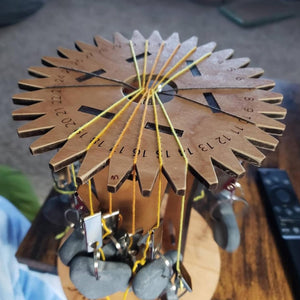 Wooden Kumihimo Marudai Stand | Craft Tool for Braiding & Cord Making