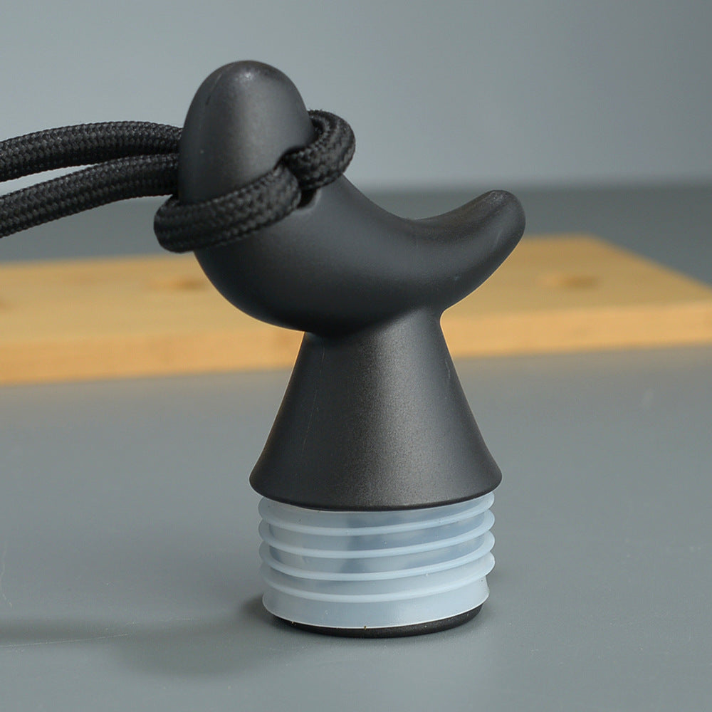 750ml Black Plastic Water Bottle | Chinese-Inspired Gourd Flask | Yin-Yang Design