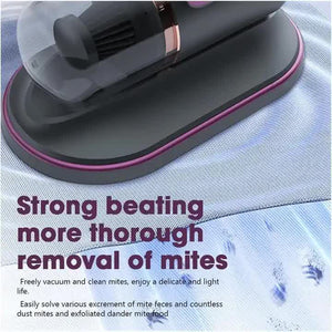 Portable UV Mattress Cleaner | Purple | Handheld Wireless Dust Mite Vacuum | UV Sterilizer for Bed, Fabric & Upholstery | Home Cleaning Tool