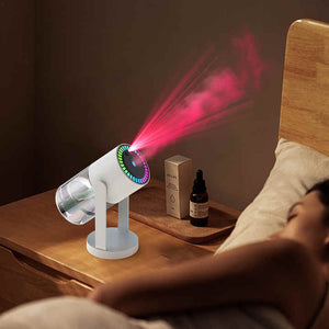 Pink Starry Sky Projection Humidifier | USB Ultrasonic Mist Diffuser | Car & Home Air Humidifier