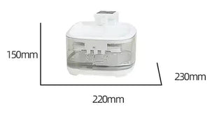 White 4.5L Rechargeable Pet Water Fountain | Automatic Circulating Water Dispenser | Large Capacity | Cats & Dogs