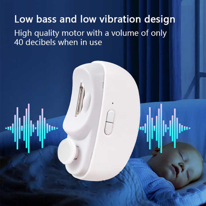 Pink Automatic Electric Nail Clipper & Grinder | Multi-Functional Safe Nail Trimmer for Adults & Kids