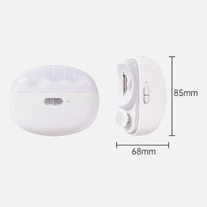 Purple Automatic Electric Nail Clipper & Grinder | Multi-Functional Safe Nail Trimmer for Adults & Kids