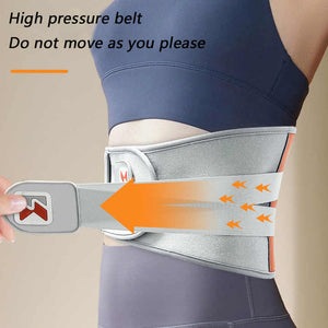 Dark Blue Wireless Heated Waist Massager | Lumbar Support | Smart Back Pain Relief Device