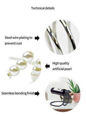 Modern Floating Pearl Wine Bottle Holder | White | Elegant Home Décor | Dining, Bar & Living Room Accessory
