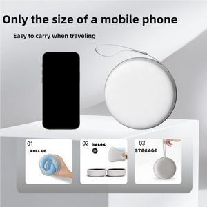 Pink & Grey Portable U-Shaped Memory Foam Travel Pillow | Ergonomic Neck Support | Lightweight | Compact with Storage Box