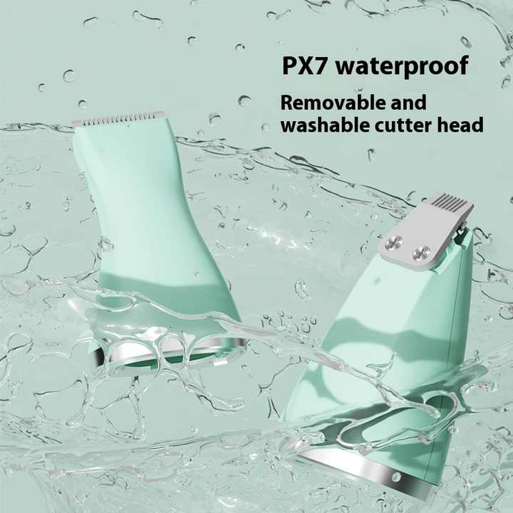 White 4-in-1 Pet Grooming Electric Clippers | Professional Rechargeable Trimmer for Dogs & Cats | Paw, Fur, Nail, & Ear Care | Compact Design