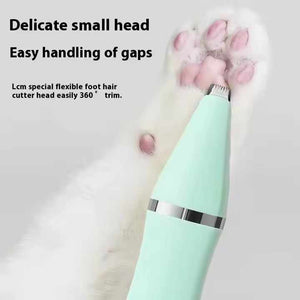 White 4-in-1 Pet Grooming Electric Clippers | Professional Rechargeable Trimmer for Dogs & Cats | Paw, Fur, Nail, & Ear Care | Compact Design