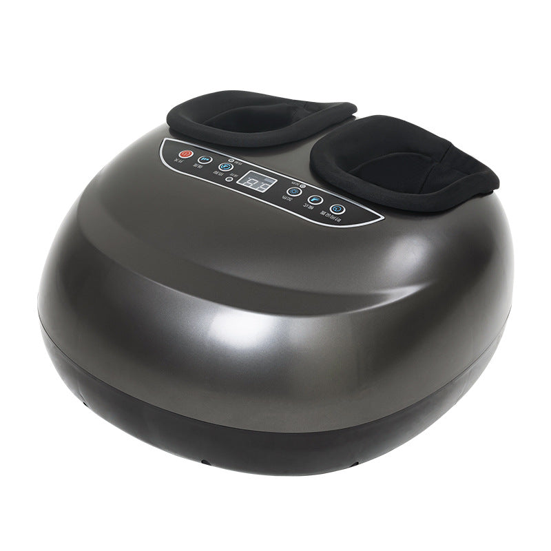 Luxury Automatic Foot Massager | Black Shiatsu Foot & Calf Massager | Adjustable Intensity | Air Compression | Digital Display