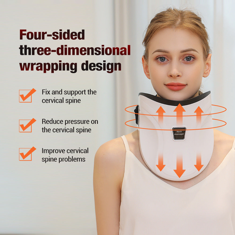 Heated Neck Massager | Electric | Carbon Fiber Infrared Therapy | Adjustable Temperature | Pain Relief