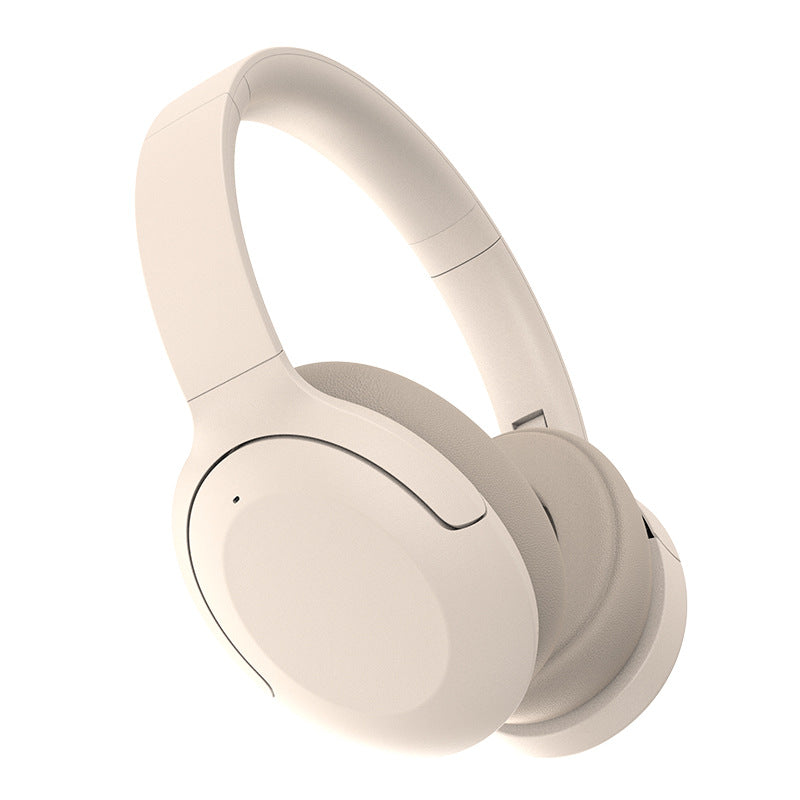 Khaki P3965 Foldable Bluetooth 5.3 ANC Wireless Over-Ear Headphones | Noise Cancellation | Foldable Design