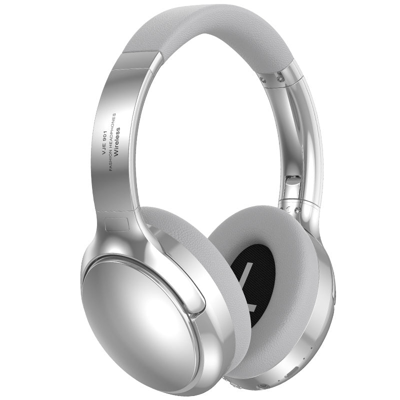 Silver VJE901 Wireless Bluetooth Over-Ear Headphones | Active Noise Cancelling | Premium Sound