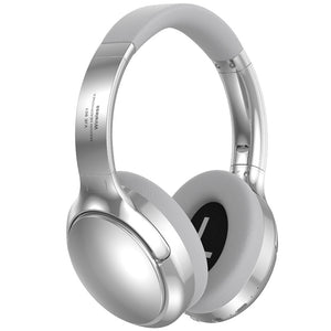 Silver VJE901 Wireless Bluetooth Over-Ear Headphones | Active Noise Cancelling | Premium Sound