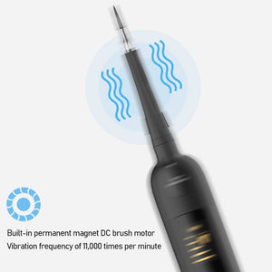 Rechargeable Electric Dental Scaler with LED Display & Cleaning Kit | 250mAh Battery | Home-Use Plaque Remover