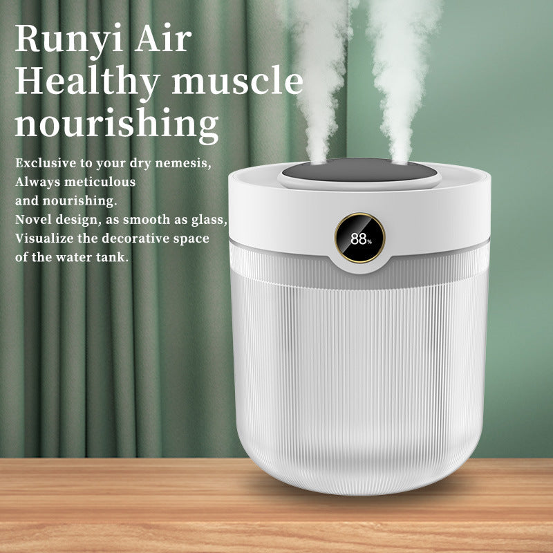 2000ML Large Capacity Humidifier | LED Display | Silent Cool Mist for Home & Office