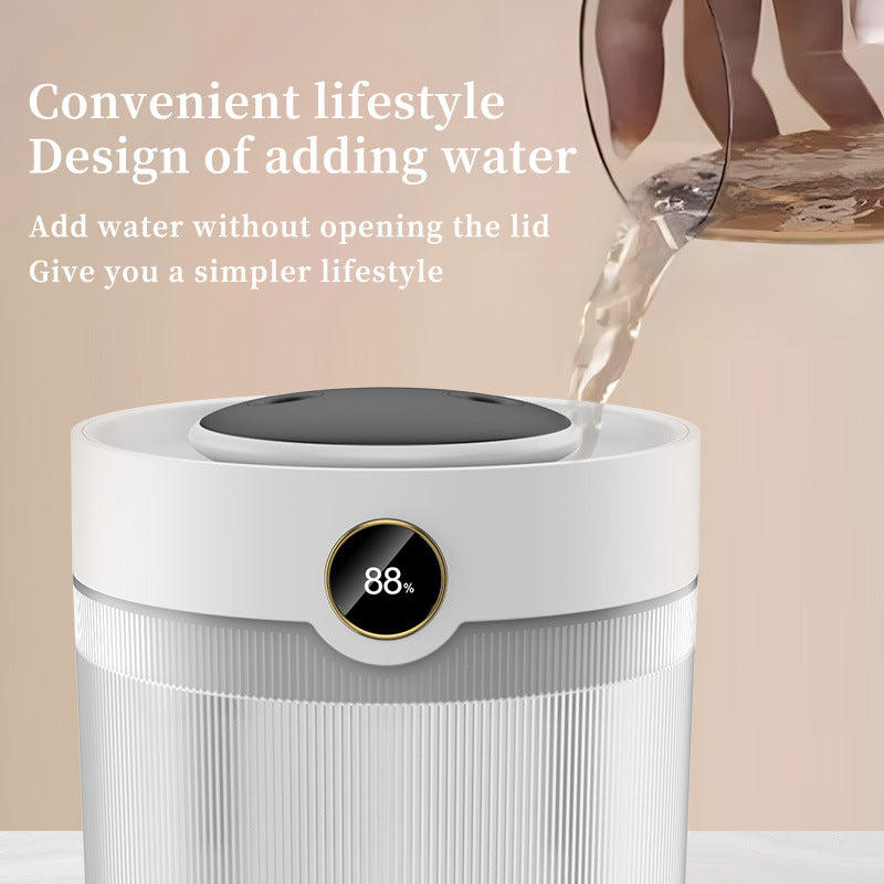 2000ML Large Capacity Humidifier | LED Display | Silent Cool Mist for Home & Office