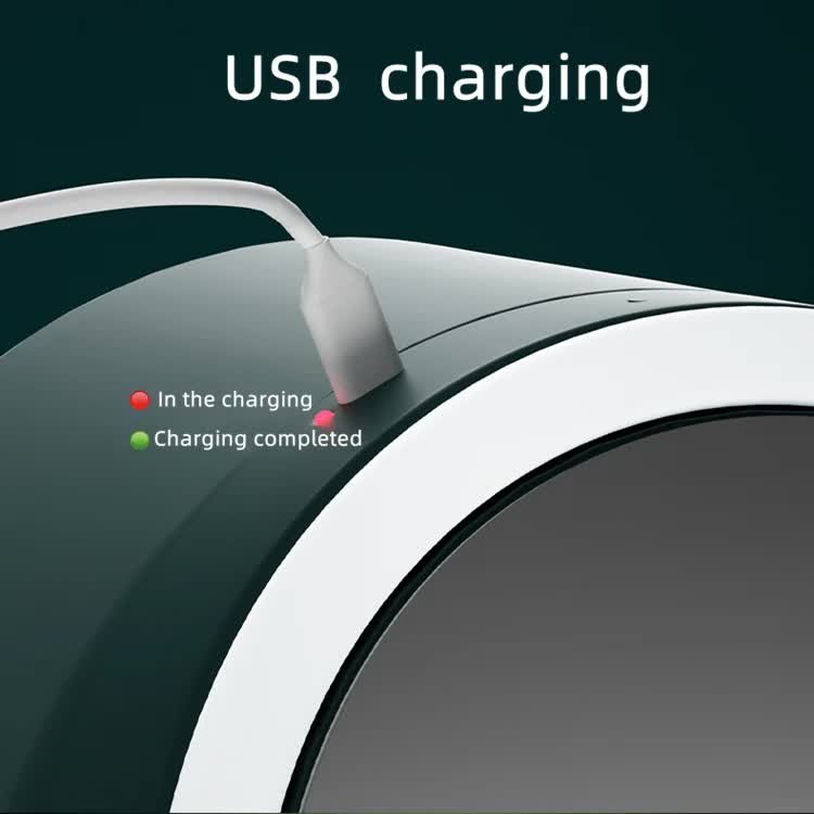 Ivory White LED Vanity Makeup Organizer | Partition Storage & Touch-Control Mirror | Large Capacity Cosmetic Box