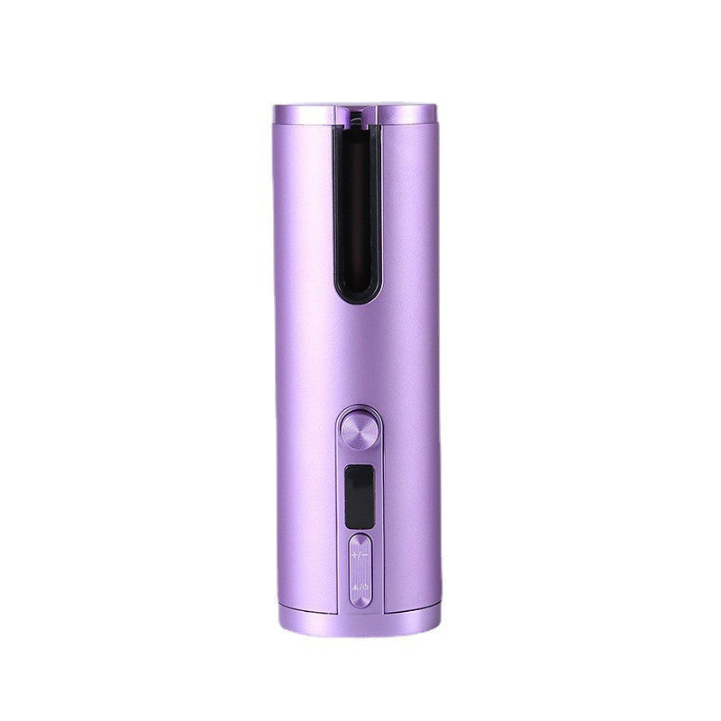 Cordless Automatic Hair Curler | Adjustable Temperature | Purple