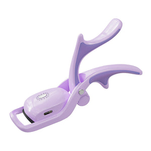 Purple Electric Heated Eyelash Curler | 3 Temperature Settings | Rechargeable | Compact Design
