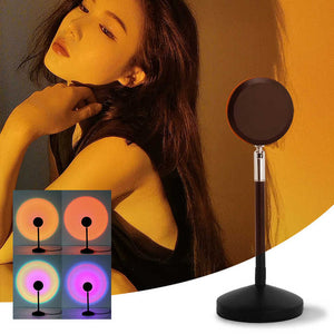 UFO RGB Sunset Projection Lamp with 16 Colors and Remote Control | Black