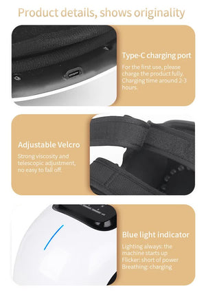 Smart Wireless Knee Massager | Heat Therapy | Vibration for Joint Pain Relief