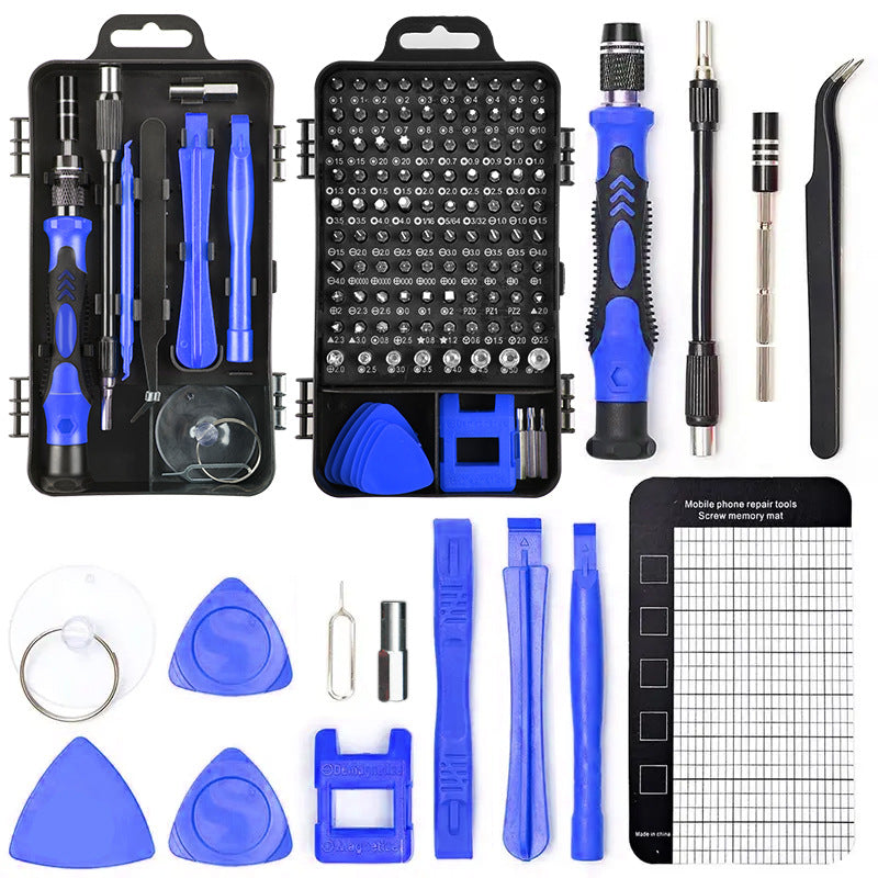 Blue 122-in-1 Precision Screwdriver Tool Kit | For Electronics & DIY Repair