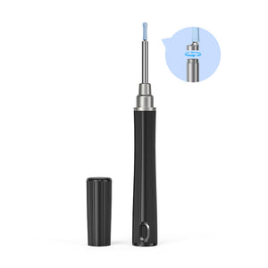 Black | Smart Visual Ear Cleaning Stick | 1080P Camera | Rechargeable Battery
